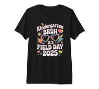 Kindergarten Red Field Day 2025 Classroom Energy Theme Premium T-Shirt