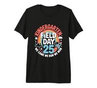 Kindergarten Red Field Day 2025 Classroom Energy Theme Premium T-Shirt