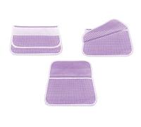 Kindergarten Sachet Yarn Dyed with AIDA Canvas to Embroider The Name - Lilac