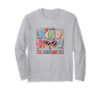 Kindergarten Shirt - K is for Kind Kool & Kindergarten Kids Long Sleeve T-Shirt