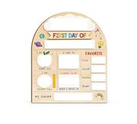Kindergarten Sign Wooden First Day Chalkboard for Preschool Daycare and Primary Students School Memory Board Growth Yearly