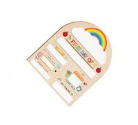 Kindergarten Sign Wooden First Day Chalkboard for Preschool Daycare and Primary Students School Memory Board Growth Yearly