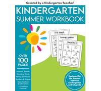 Kindergarten Summer Workbook: Kindergarten Reading, Math, Writing, and Tracing Practice