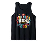 Kindergarten Teacher Tiny Humans Big Impact Graphic Tank Top