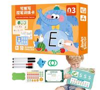 Kindergarten Tracking Workbook, Pen Control Book for Kids,Handwriting Practice Book Letter to Kindergarten Activities - Between