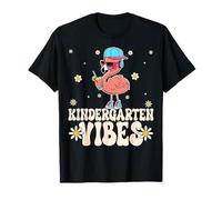 Kindergarten Vibes - Flamingo Lover Kindergarten Teacher T-Shirt