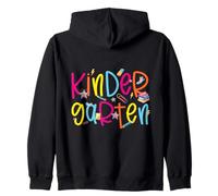 Kindergarten Vibrant School Year Student Teacher Zip Hoodie