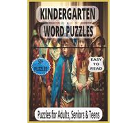 Kindergarten Word Puzzles for Kids: Giants, Colossal Adventures, Greatness & More | 6x9 Inch Book, 110 Pages, 55 Puzzles - Perfect for Travel, Holidays & Relaxation