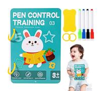 Kindergarten Workbooks - 21x1.6x14cm Preschool Writing Tools, Todler Tracing Activity, Erasable Pencil Practice, Early Learning Workbook, Prewriting Skill Builder for Kindergarten Classrooms