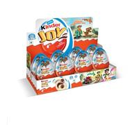 KinderJoy Chocolate with Surprise Toy, Dinosaur Adventure Series, Pack of 8, 160g