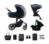 Kinderkraft 3-in-1 Mink Pro Prime 2 Travel System with Car Seat - Venezian Black