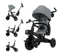 Kinderkraft AVEO 2 Plus Tricycle Stroller with Parent Handle 9 Months to 5 Years in Grey Kinderkraft Grey