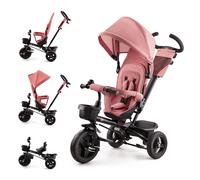 Kinderkraft AVEO Trike from 9 Months to 5 Year, Tricycle with adjustable parent handle, Trike for baby kids toddler, Foldable, Free Wheel Function,
