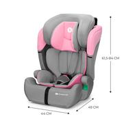 Kinderkraft Comfort Up i-Size Safety Car Seat Booster from 15mths- 12Years, Pink