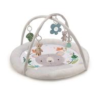 Kinderkraft COZYPLAY Baby Playmat, Educational Mat, Activity Play Gym, with Ajustable 2 Soft Toy Bars, Activity Toys, Machine Washable, Easy to Store, for Newborn, Suitable from Birth