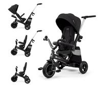 Kinderkraft EASYTWIST 5 in 1 Tricycle Stroller with Parent Handle 5 Point Harness in Black Kinderkraft Black