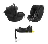 KINDERKRAFT Endura Safe Modular System, 3-in-1, for Children and Infants, car seat, Rotating Base (90°), Ultra-Lightweight (3.2 kg), Premium Padding, Head Protection System
