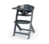 Kinderkraft Enock Wooden Highchair - Full Grey