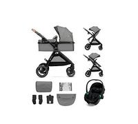 Kinderkraft Esme 3-in-1 Travel System with Mink Pro Car Seat - Moonlight Grey