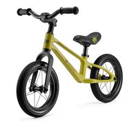 Kinderkraft ETER Balance Bike up to 35 kg, Light Running Bike, Children's Bicycle, 12 Inch Wheels, Nylon Frame, Height Adjustable Saddle, Limited Steering Latch, Rubber Handles, Sporty Design, Lime