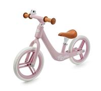 Kinderkraft Fly Plus Balance Bike, Lightweight Bicycle, No Pedals, 12 inches Wheels, with Ajustable Seat, Retro Style, Magnesium Frame, from 2 Years, Pink