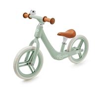 Kinderkraft Fly Plus 2 Balance Bike, Lightweight Bicycle, No Pedals, 12 inches Wheels, with Ajustable Seat, Retro Style, Magnesium Frame, from 2 Years, Green