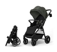Kinderkraft Grande 2 Stroller, Baby Pushchair, up to 22kg, Click&FOLD, Large Shock-Absorbing Wheels, Adjustable, Spacious Seat, Lightweight, Green