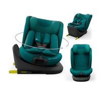 Kinderkraft I-Grow 2 PRO Baby Car Seat, I-Size 40-150 cm, Green | 360 Degree Rotation, Isofix, Base Station, RWF and FWF, Special Safety Systems, Easy to Clean, 0-36 kg, Group 0/1/2/3