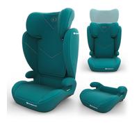 Kinderkraft I-Spark 2 PRO i-Size Car Seat 100-150 cm, 2-in-1 Booster, H-Guard, SPS, 10-Level Headrest, Universal Installation, Green
