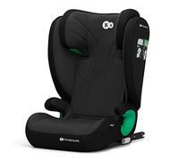 Kinderkraft JUNIORFIX2 Car Seat for 4-12 Years, I-Size 100-150 cm, Group 2/3, Toddler car seat with Isofix, Adjustable Headrest, Reinforced Side protections, Wide and Comfortable seat, Black