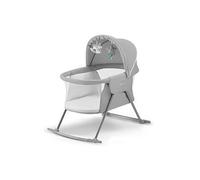 Kinderkraft Lovi Baby Cot/Cradle- Grey, Grey Grey