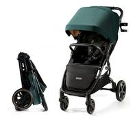 Kinderkraft Mitzy Buggy up to 22 kg, Reclining Stroller, Pram, Lightweight, Easily Folding, Adjustable Backrest and Footrest, Lying Position, Ideal for Travel, Green