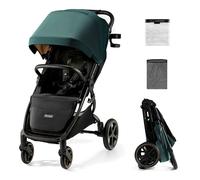 Kinderkraft Mitzy Stroller with Cup Holder & Rain Cover - Jade Green