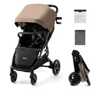 Kinderkraft Mitzy Stroller with Cup Holder & Rain Cover - Linen Biege