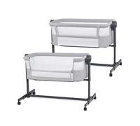 Kinderkraft Nestee Up 2 Bedside Crib - Light Grey