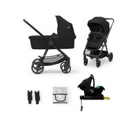 Kinderkraft Newly Mink Pro 4-in-1 Travel System - Classic Black