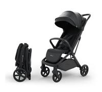 Kinderkraft NUBI 3 Urban Stroller, up to 22 kg, Buggy, Self-Closing, Waterproof Canopy, UPF50+ Filter, Lightweight 8.7 kg, Reclining Position, 5-Point Safety Belts, Black