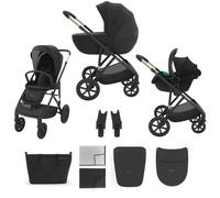 Kinderkraft Prime 3 3-in-1 Travel System with Mink Pro Car Seat - Venizian Black