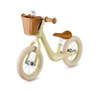 Kinderkraft RAPID 2, Balance bike, retro magnesium frame, 12 inch wheels with bearings, adjustable seat, basket, lightweight 3.7 kg, for toddlers, boys and girls from 2 years, Green