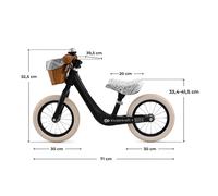 Kinderkraft Rapid 2 Bizuu Black Children’s Kick Scooter