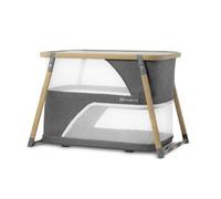 Kinderkraft SOFI, Children's Travel Cot 4 in 1, Baby Beds, Cot Bed, Baby Extra Bed, Travel Cot with Accessories, with Playpen Function, Modern Design, Small Dimensions After Folding, Gray
