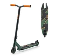 Kinderkraft SOLIS Sport, Scooter for Children and Adults, Lightweight City Scooter, Stable Construction, Fast PU Wheels, Non-Slip Platform, Foot Brake, Green