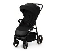 Kinderkraft Trig 3 Lightweight Stroller, Baby Pushchair, Easy Folding with One Hand, All Wheels Suspension, Ajustable Hood 5-Point Safety Harness, from Birth up to 25kg, Black