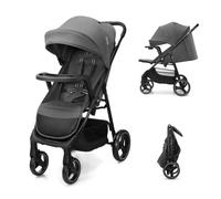 Kinderkraft Trig 3 with Tray, Pushchair up to 22kg, Click & FOLD, Grey