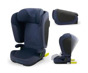 Kinderkraft UNITY2 Car Seat I-Size 100-150 cm, Child Seat with Isofix up to 12 Years, Safety Systems, Easy to Clean, Breathable Cover Material, Dark Blue