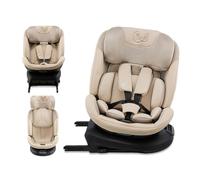 Kinderkraft XPEDITION3 I-Size Child Car Seat with 360 Degree Rotation, Isofix, Base Station, Special Safety Systems, Easy to Clean, from Birth Group 0/1/2/3 0-36 kg, SPS+, H-Guard+, Beige