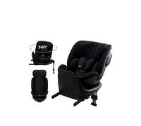 Kinderkraft XRIDER2 Infant Car Seat with Base, Isofix, I-Size 40-125 Cm, from Birh to 7 Years, Reclining, 360 Degree, Safety Systems, Travel Comfort, Black