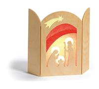 Kinderkram Wooden Silhouette - Birth of Jesus (Joseph & Mary, Manger (US IMPORT)