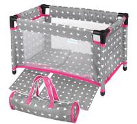 Kinderplay Baby Doll Bed | Dolls Cot | Baby Doll Cot | Doll's Travel Cot Bag Navy Blue, KP0400S
