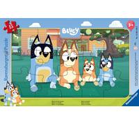 Kinderpuzzle 15 Teile - Bluey und ihre Familie